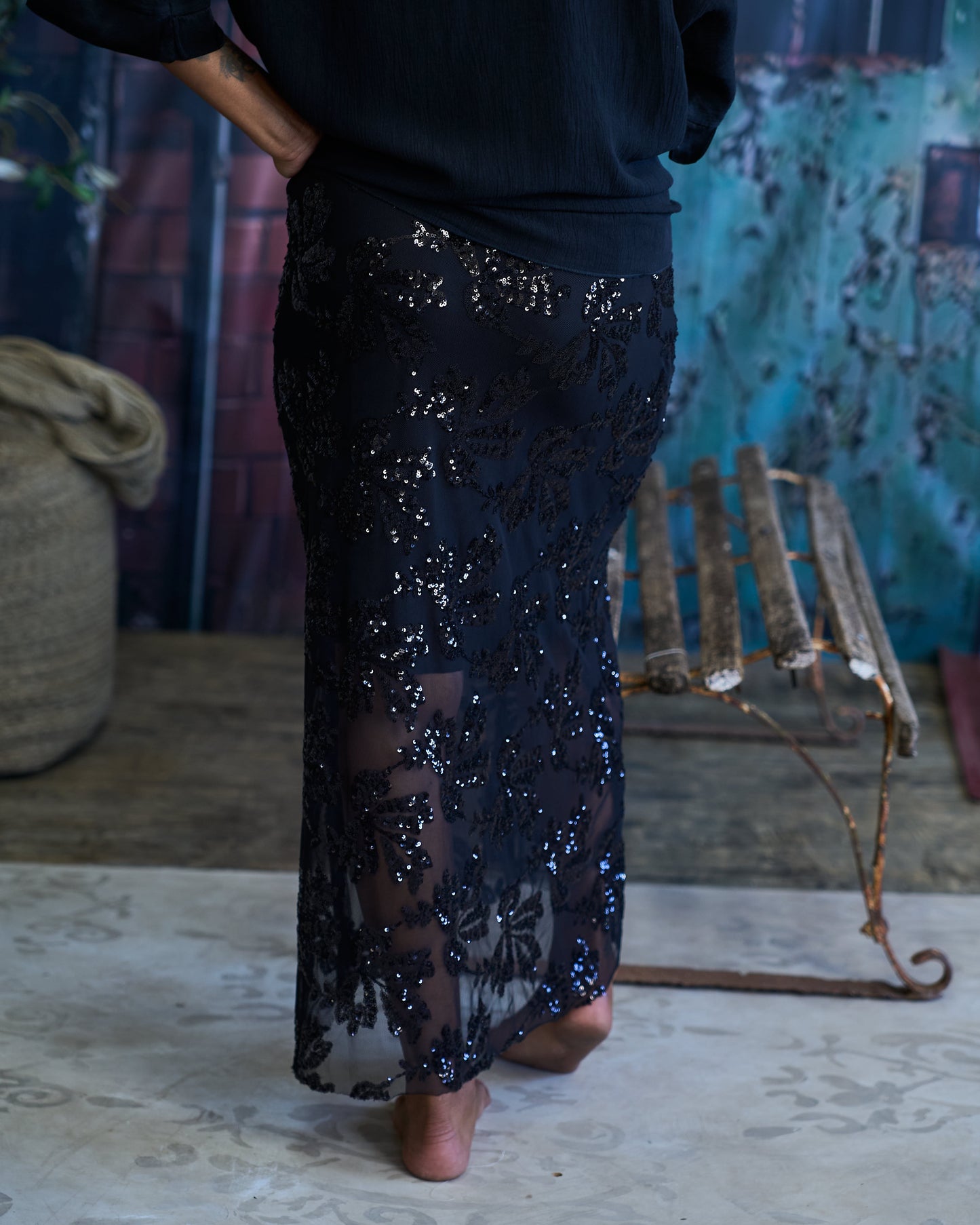 Eclipse Mesh Skirt