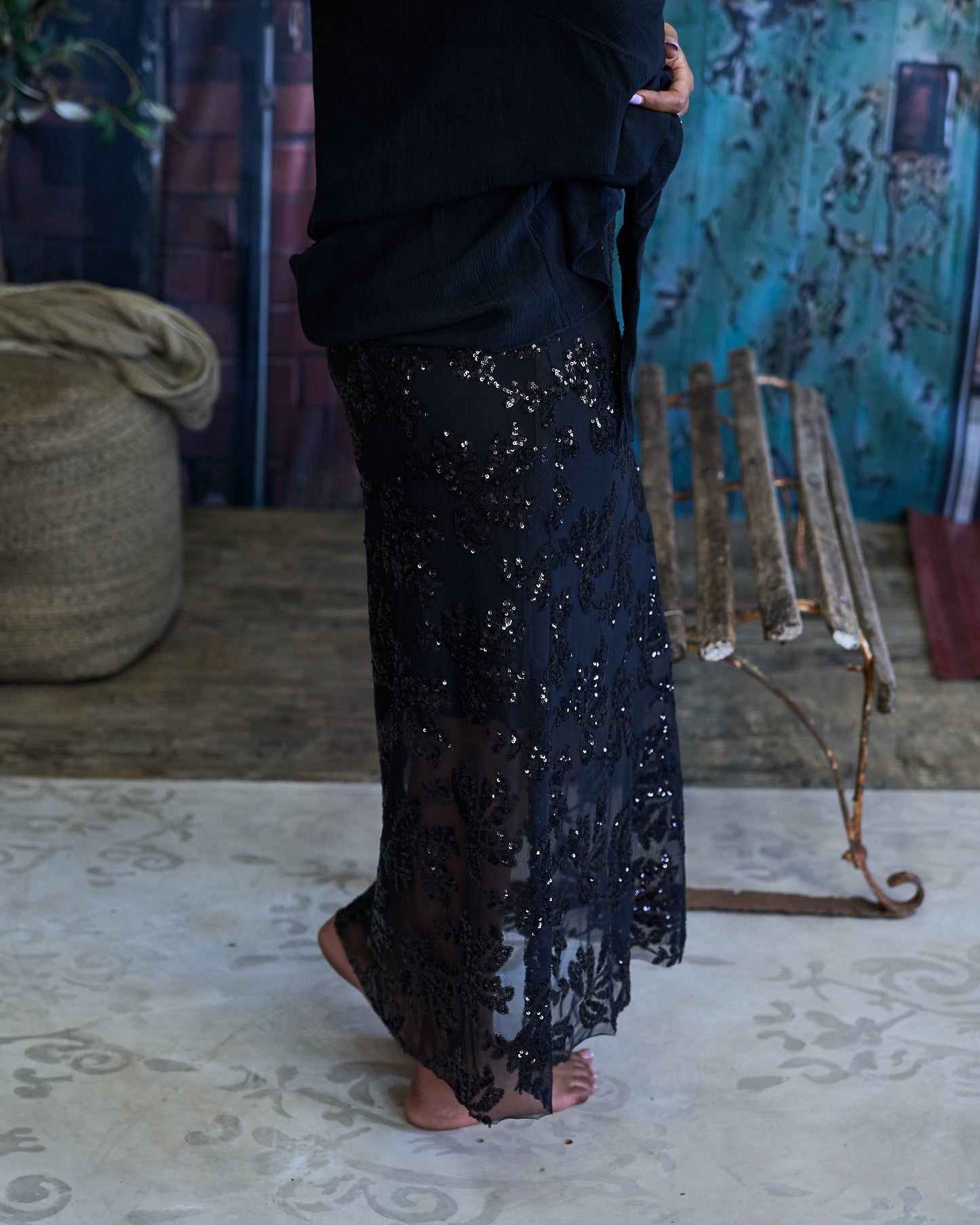 Eclipse Mesh Skirt
