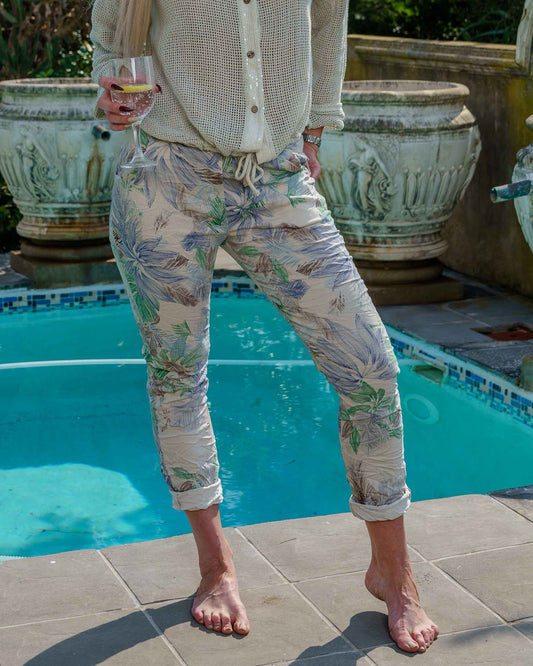 Everleaf Drawstring Pants | Beige