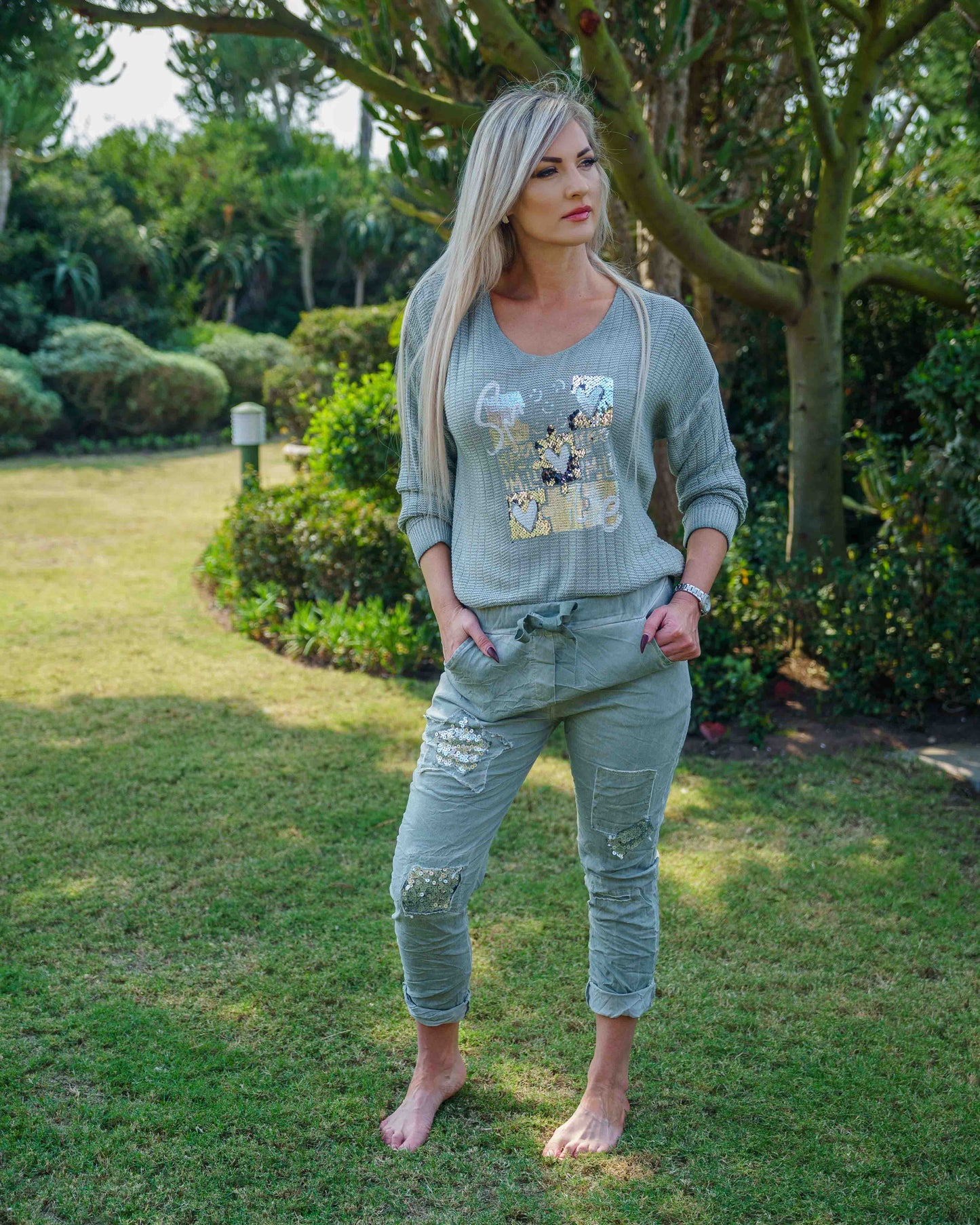 Eye Candy Knit | Khaki