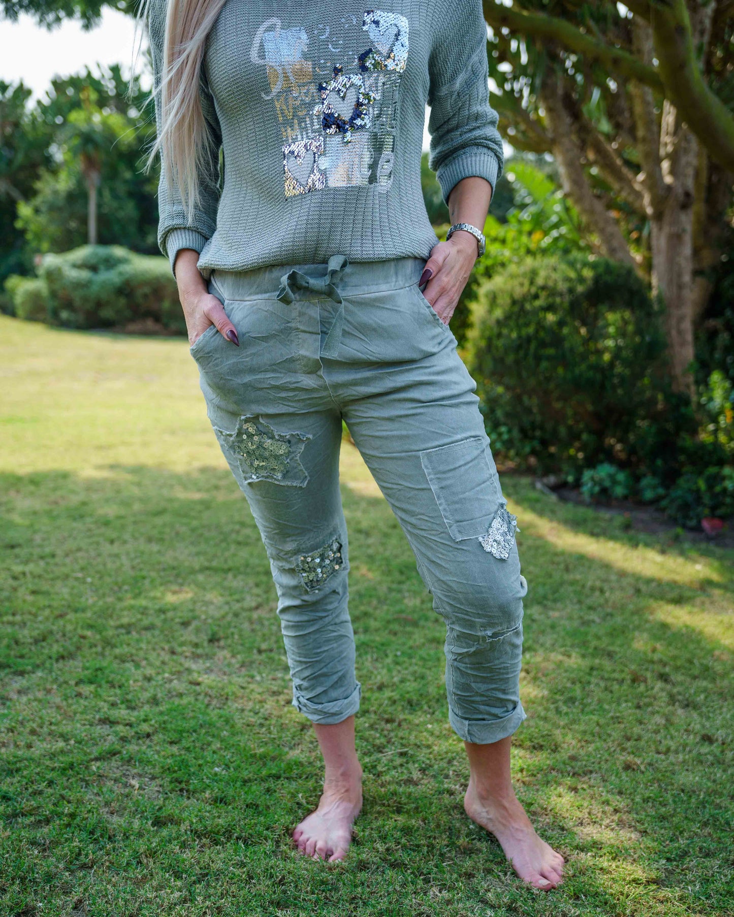 Eye Candy Knit | Khaki