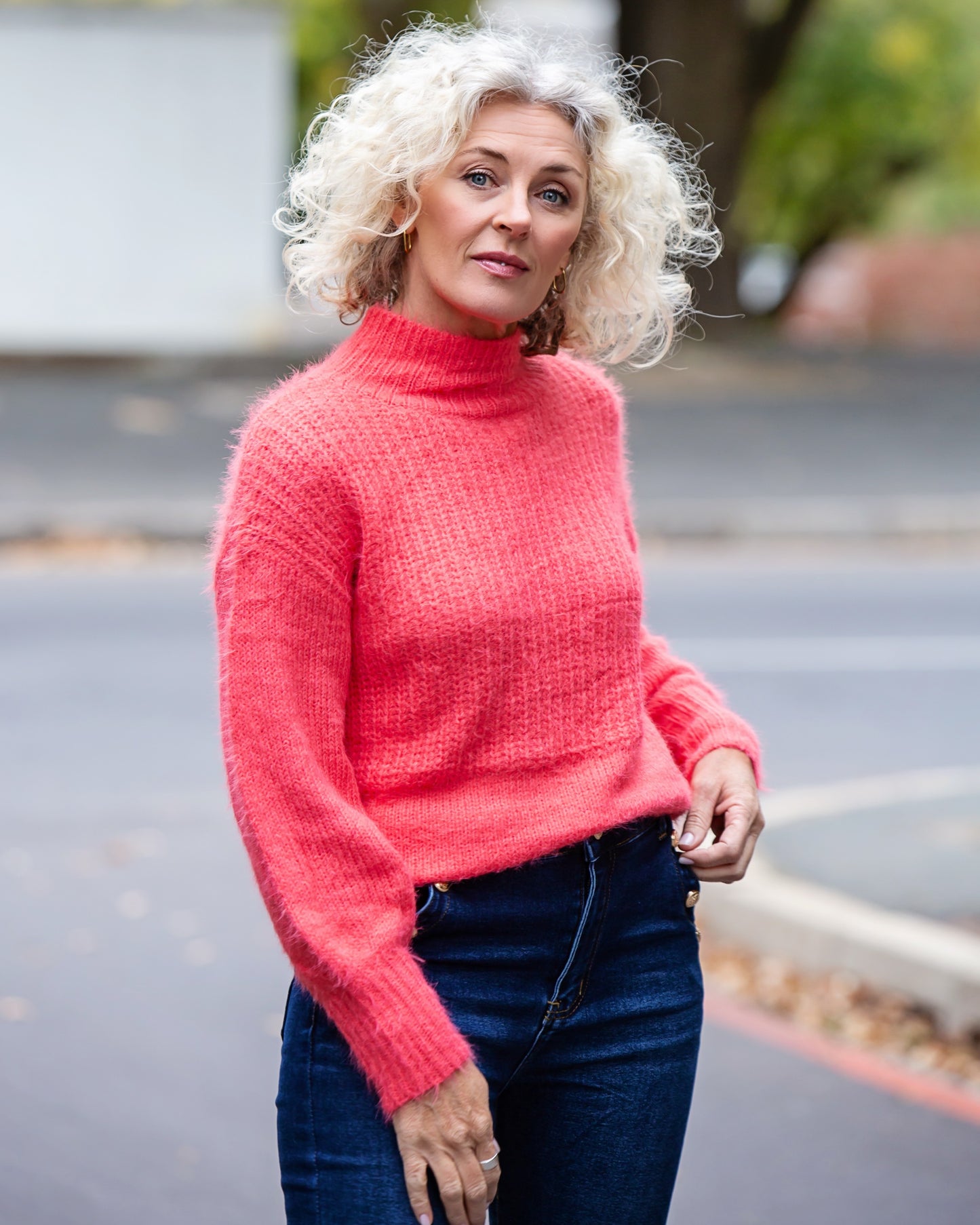 Feather Touch Knit | Coral