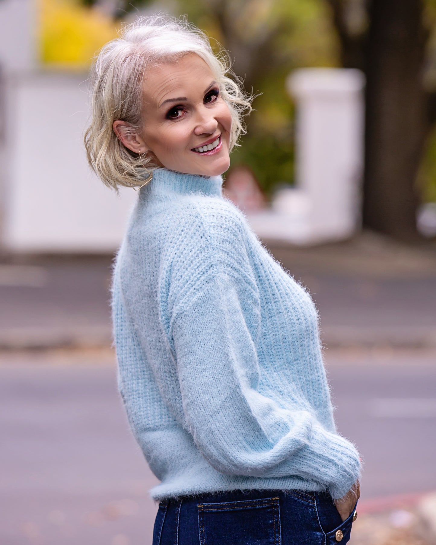 Feather Touch Knit | Sky Blue
