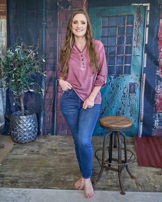 French Kiss Shirt | Berry