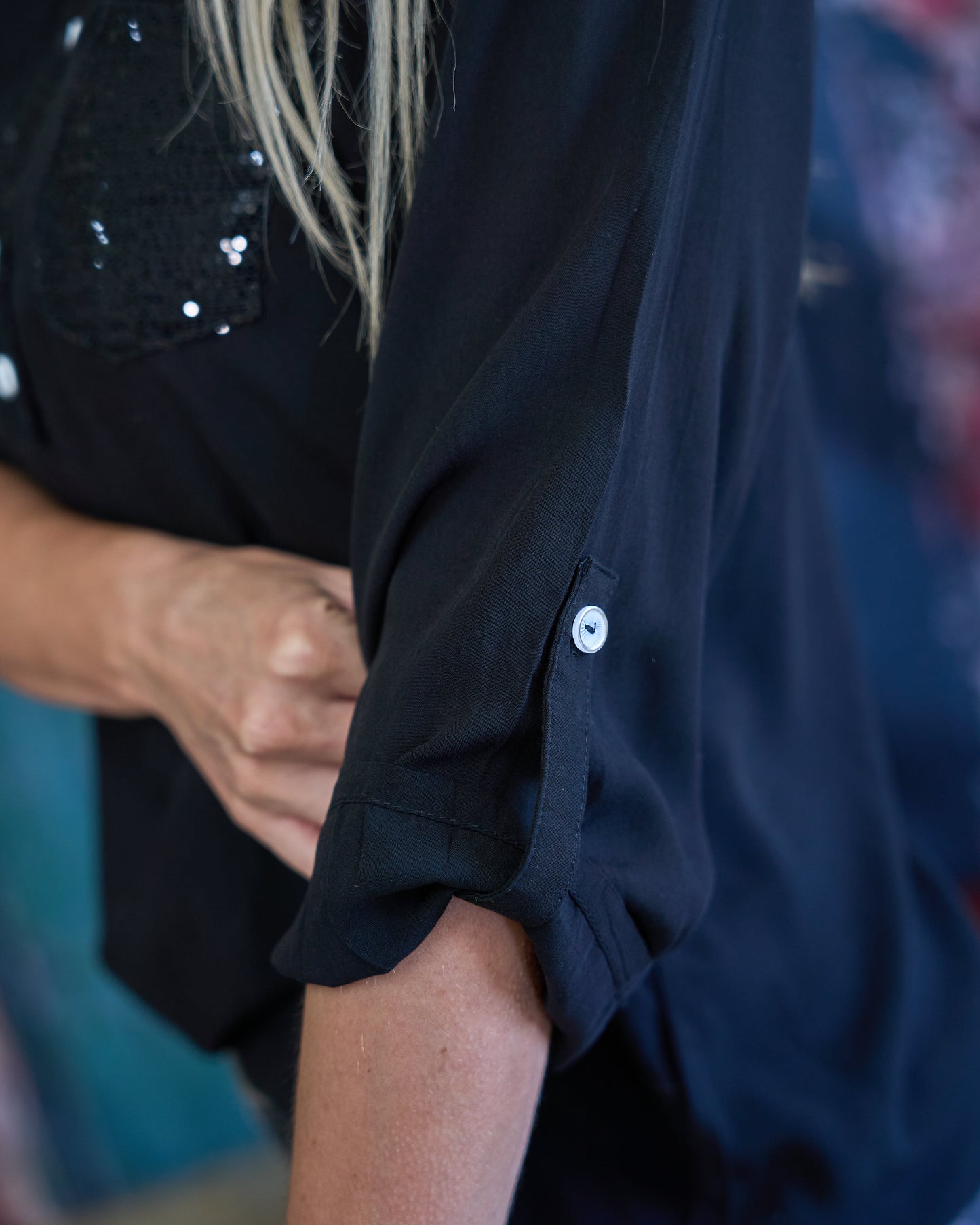 French Kiss Shirt | Black
