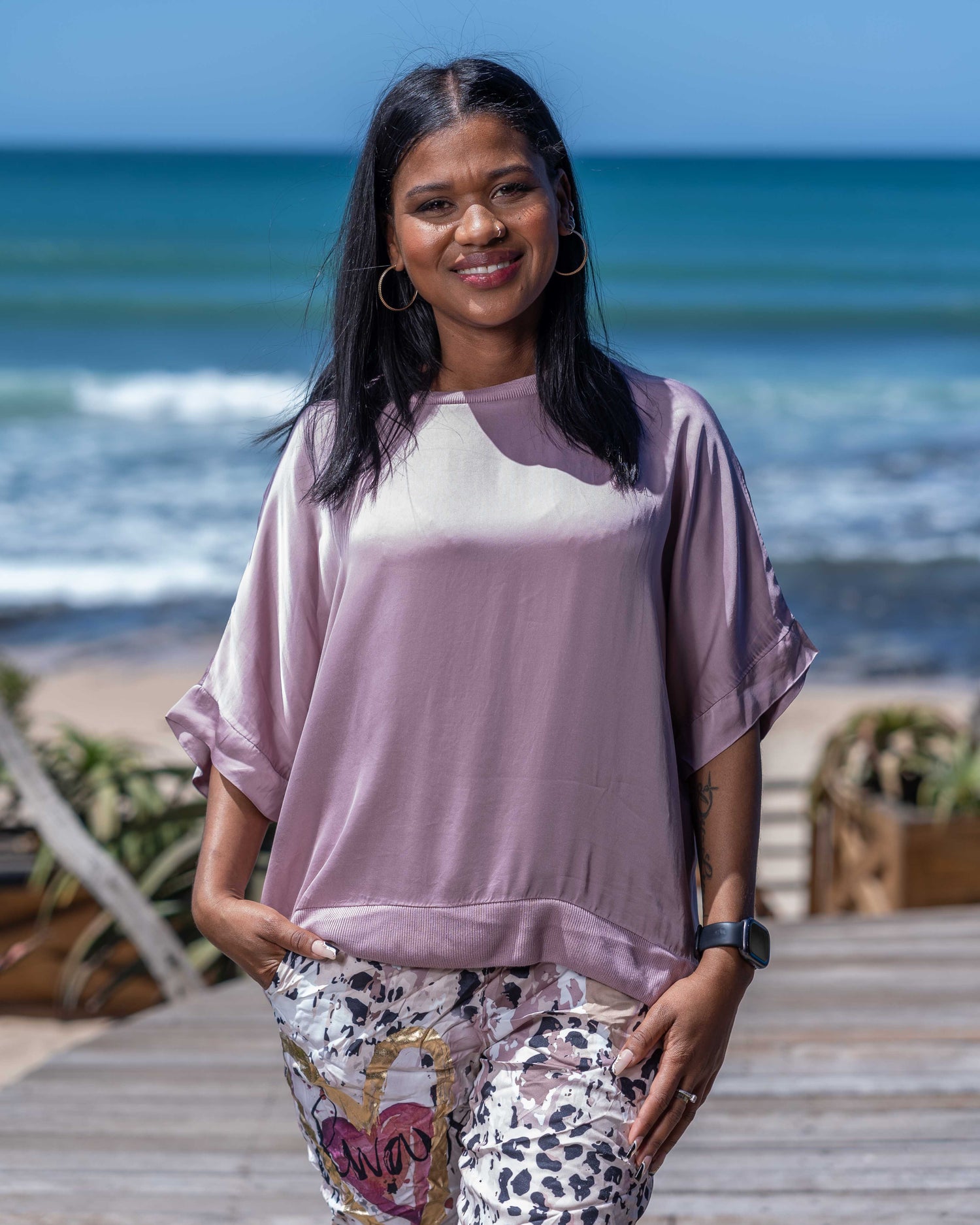 Glamour Girl Top | Blush