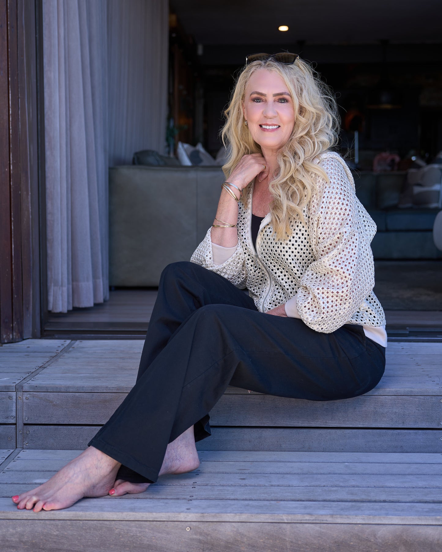 Glow-Getter Hoodie Jacket | Gold