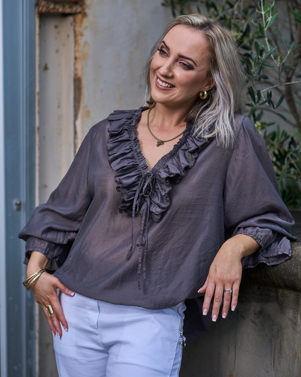 Got Your Attention Blouse | Cocoa