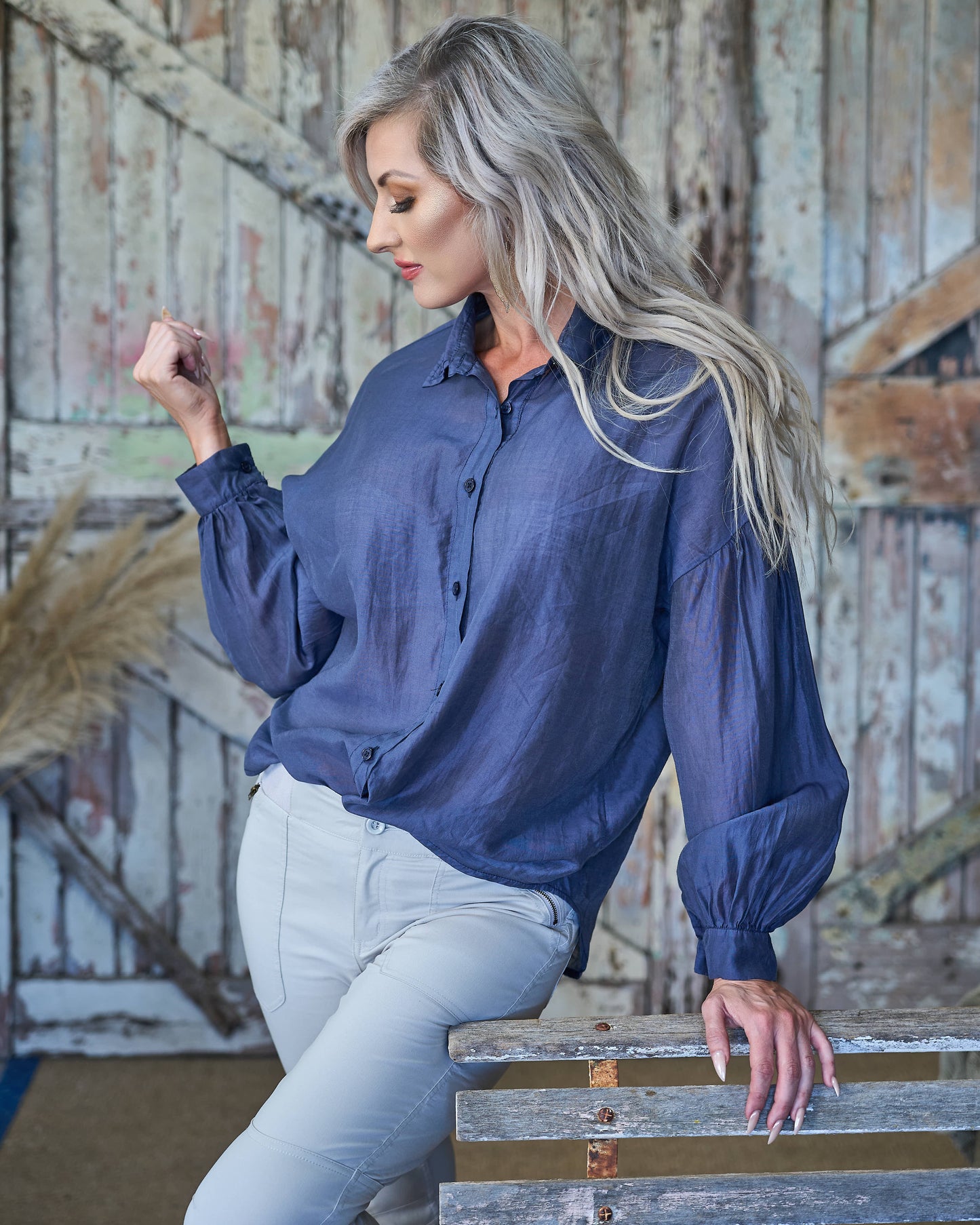 Hailey Shirt | Blue