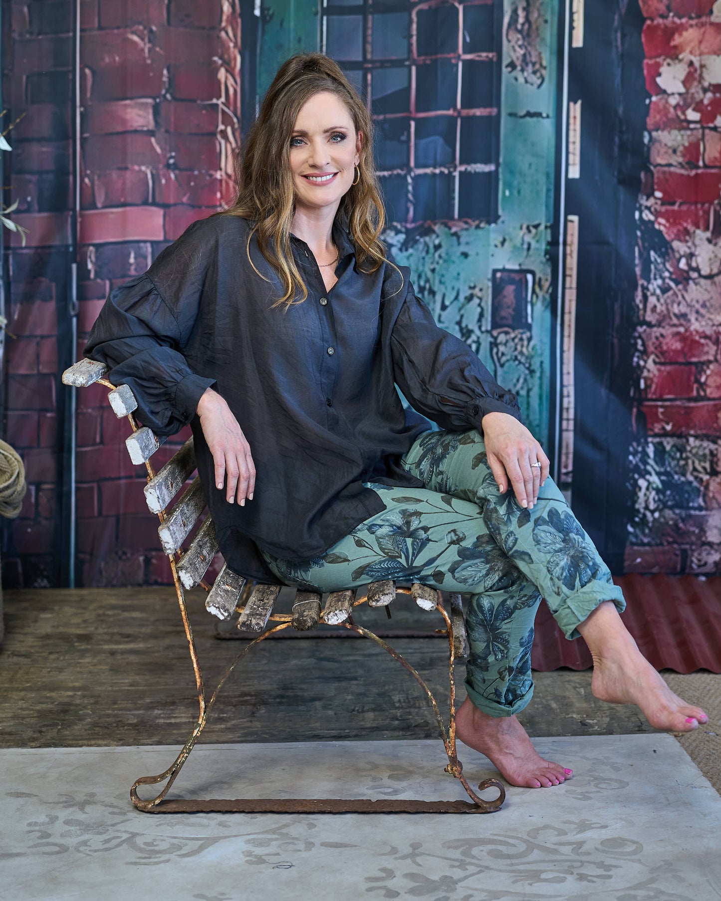 Hailey Shirt | Charcoal