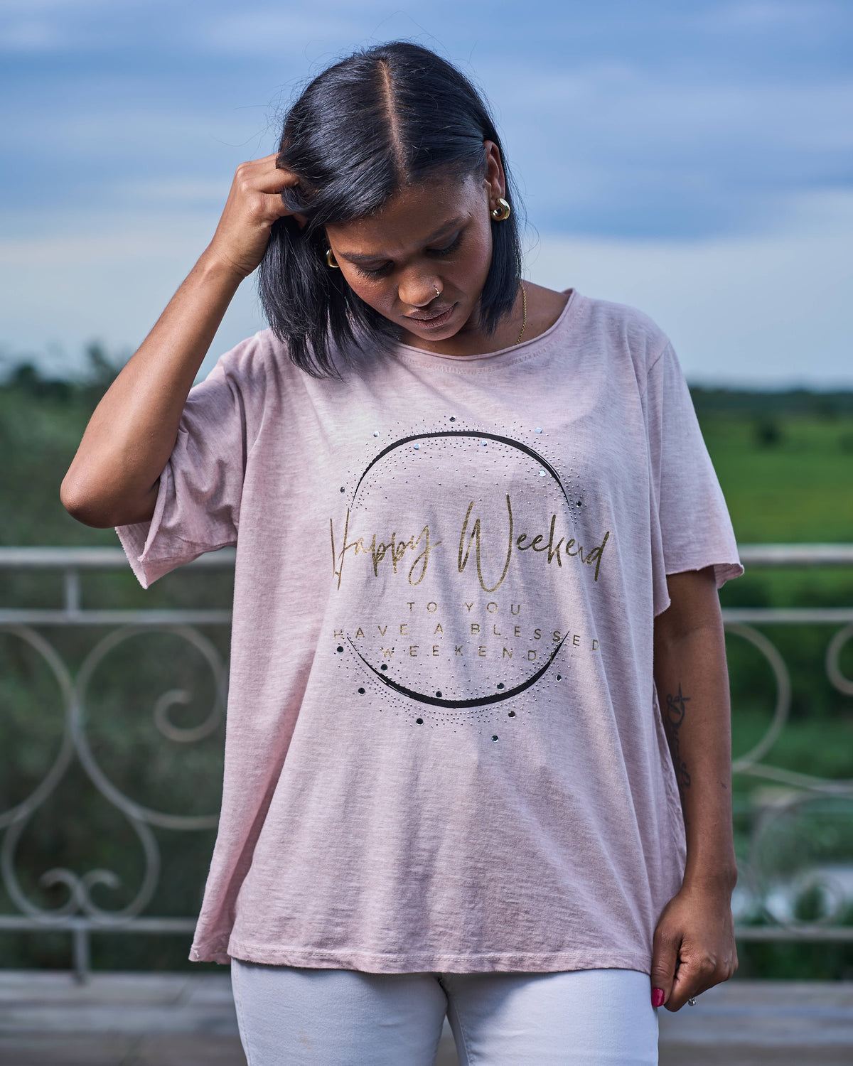 Happy Weekend Top | Blush