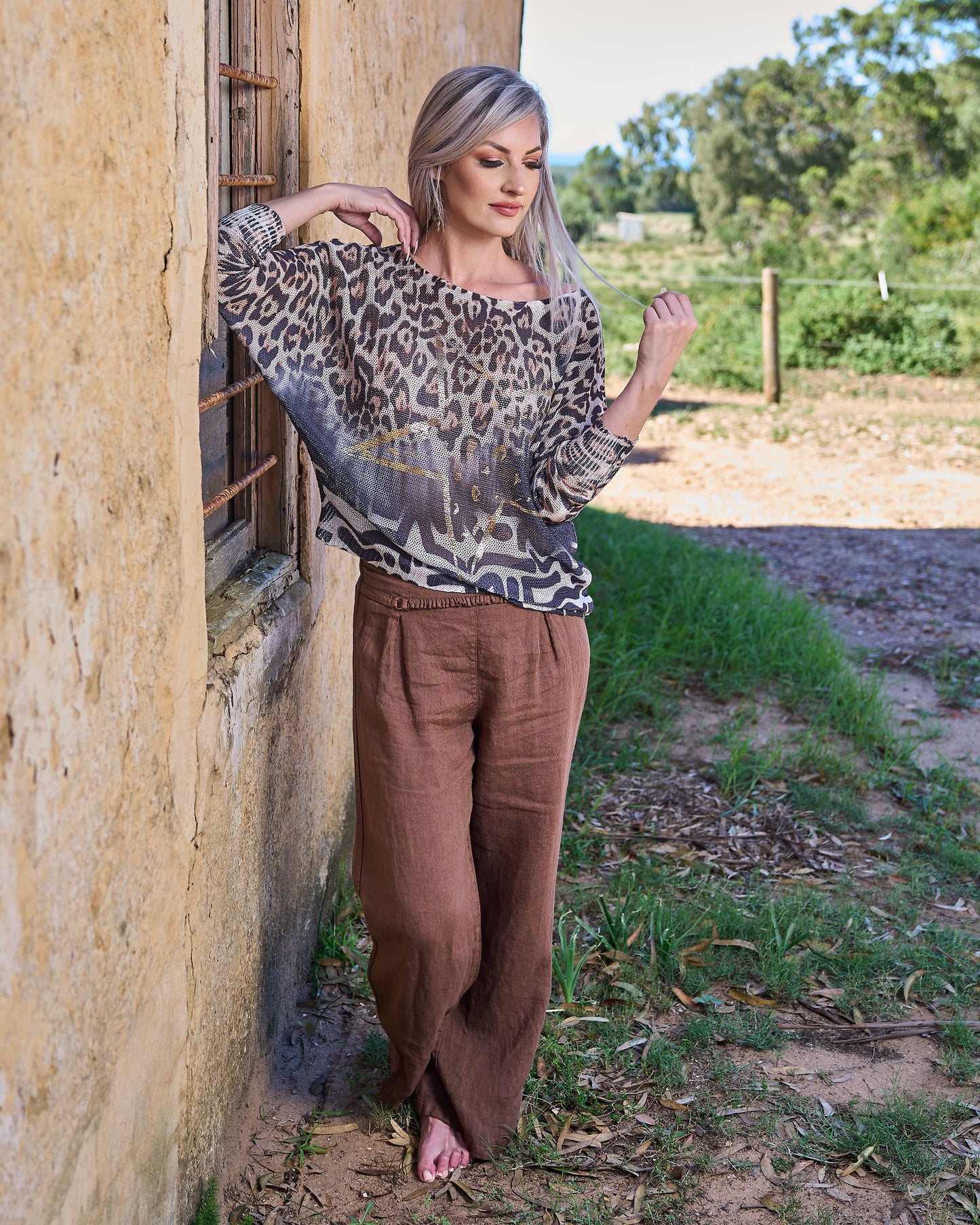 Harmony Knit | Leopard Whisper
