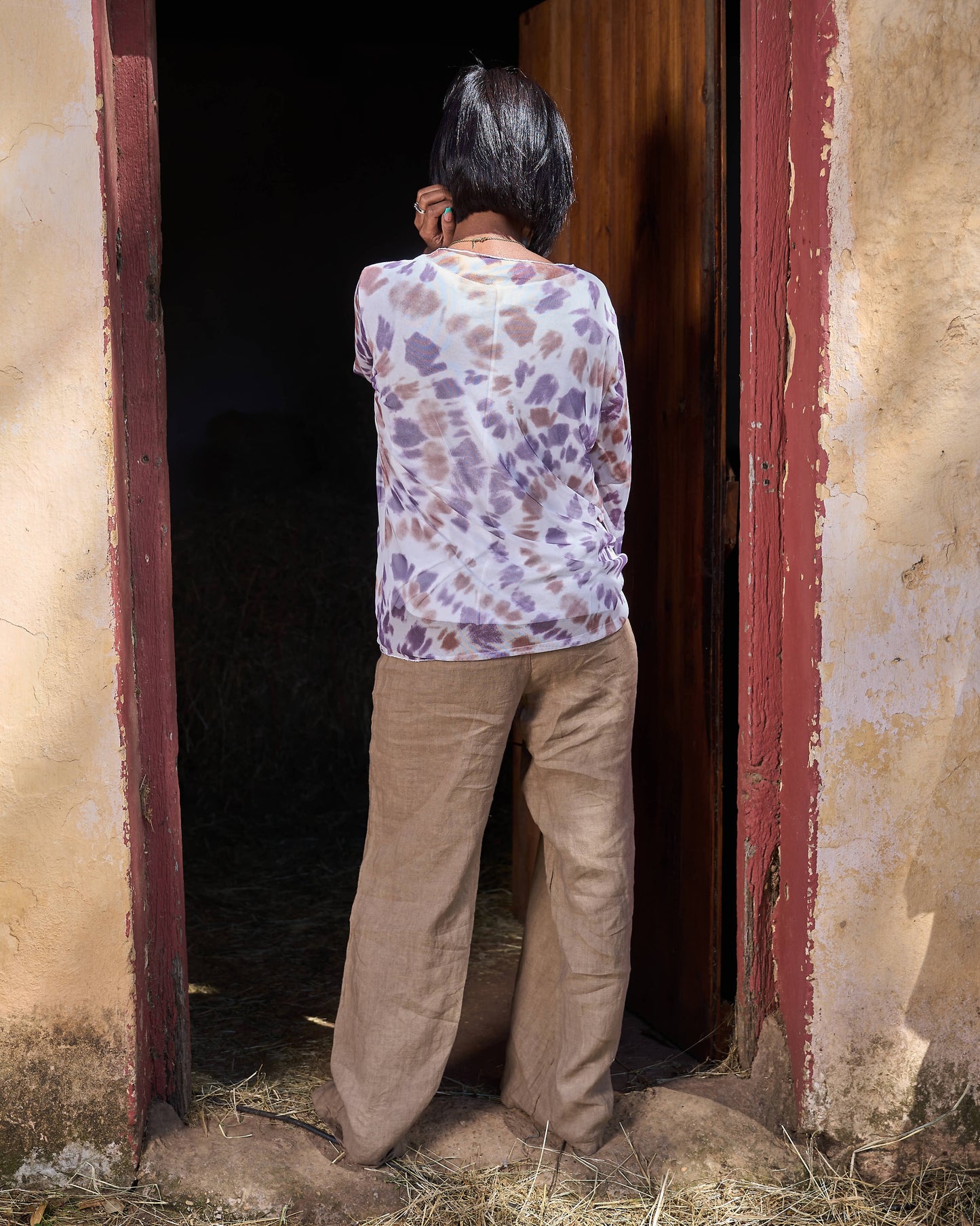 Heart Beating Mesh Top | Polka