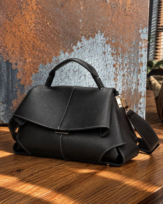 The Milano Crossbody Bag | Black