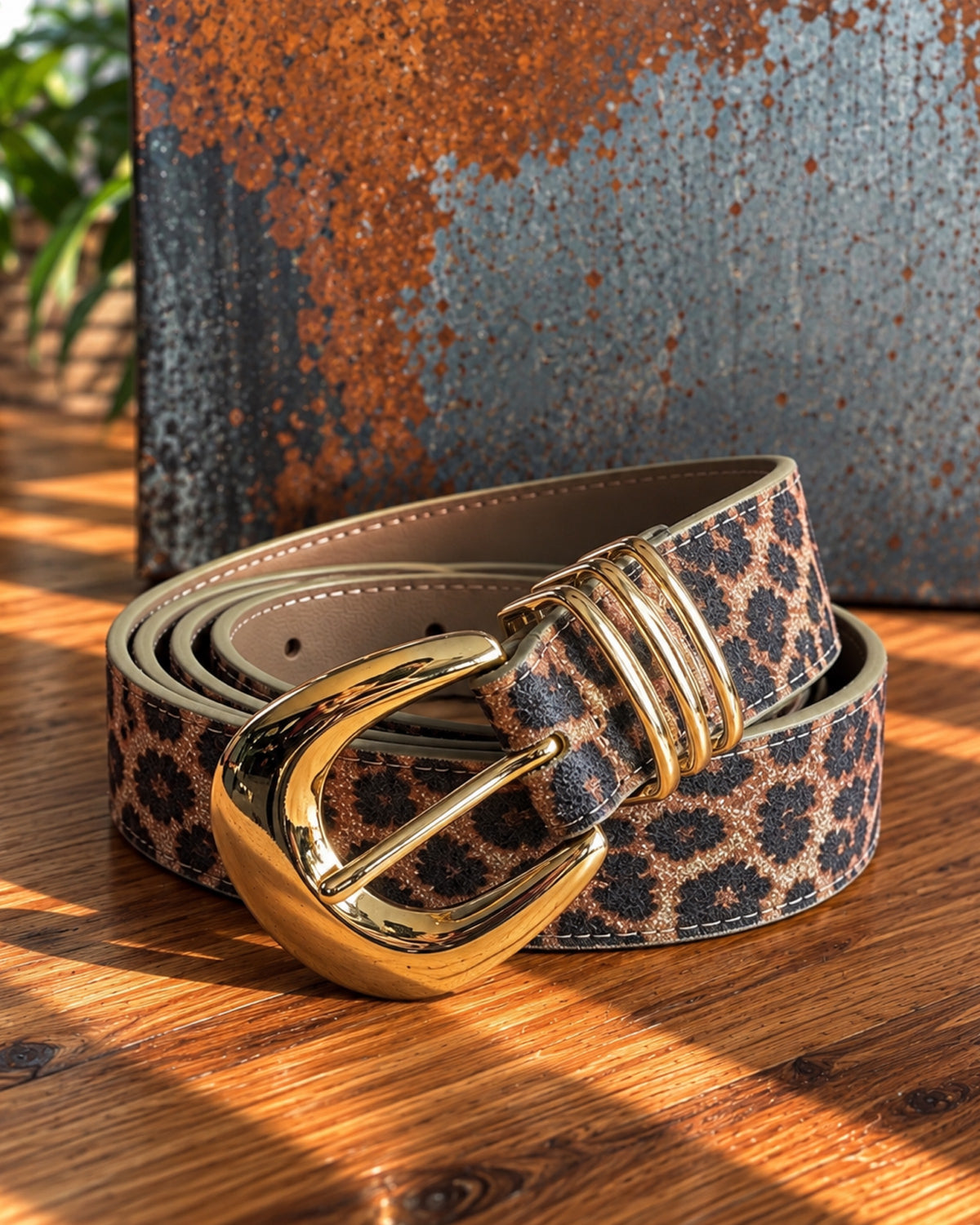 Belt Genuine Leather | Animal Print