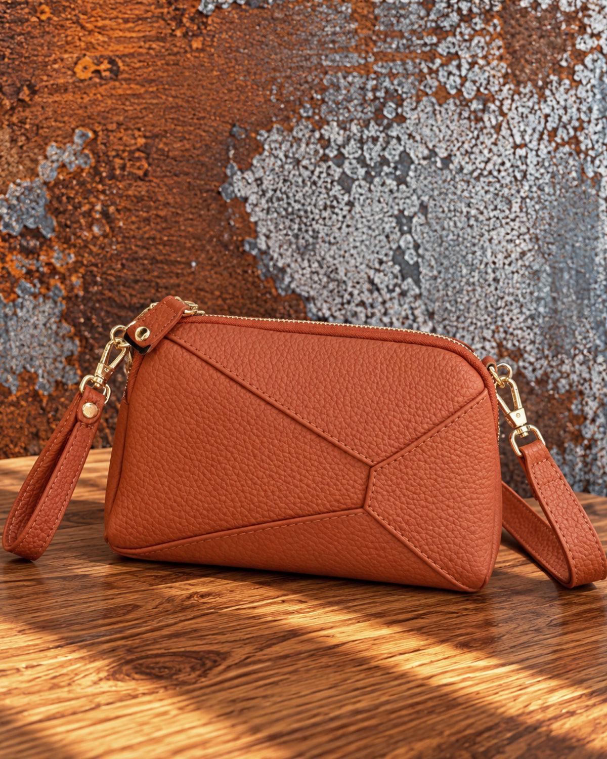The Coco Crossbody Wrist Bag | Orange