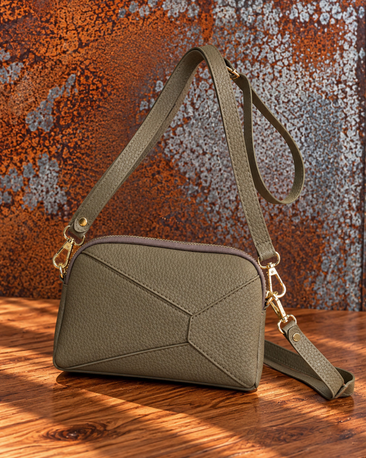 The Coco Crossbody Wrist Bag | Elephant Grey