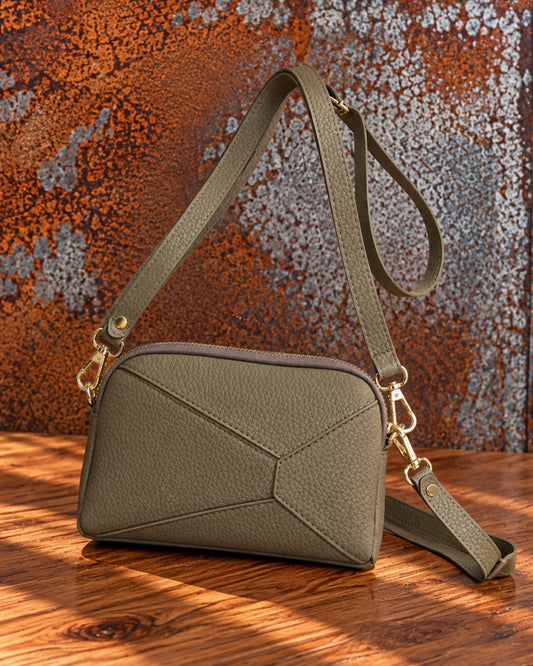 The Coco Crossbody Wrist Bag | Elephant Grey