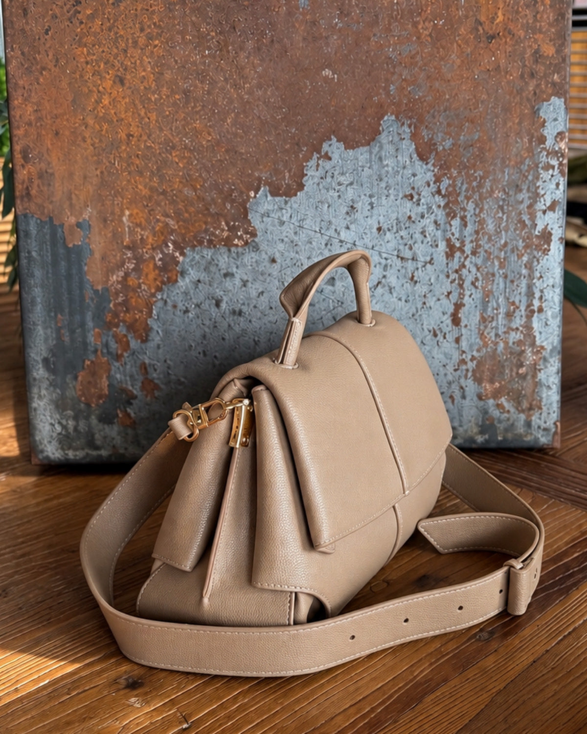 The Milano Crossbody Bag | Khaki