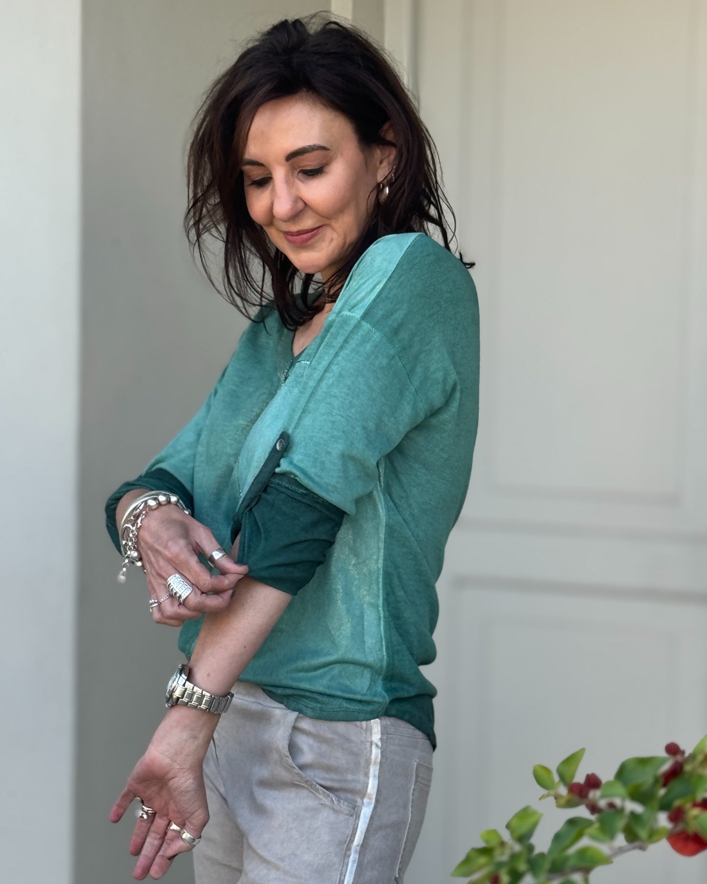 Mamma Mia Top | Teal