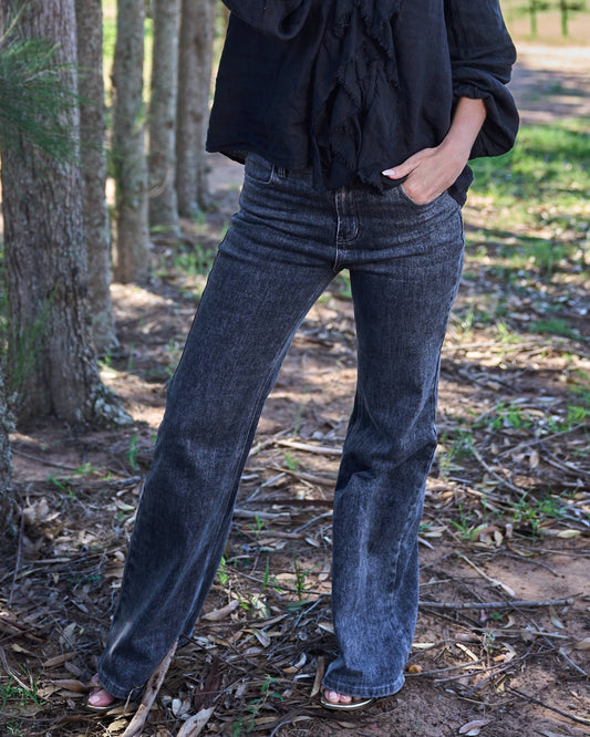 Legacy Bootcut Denim | Charcoal