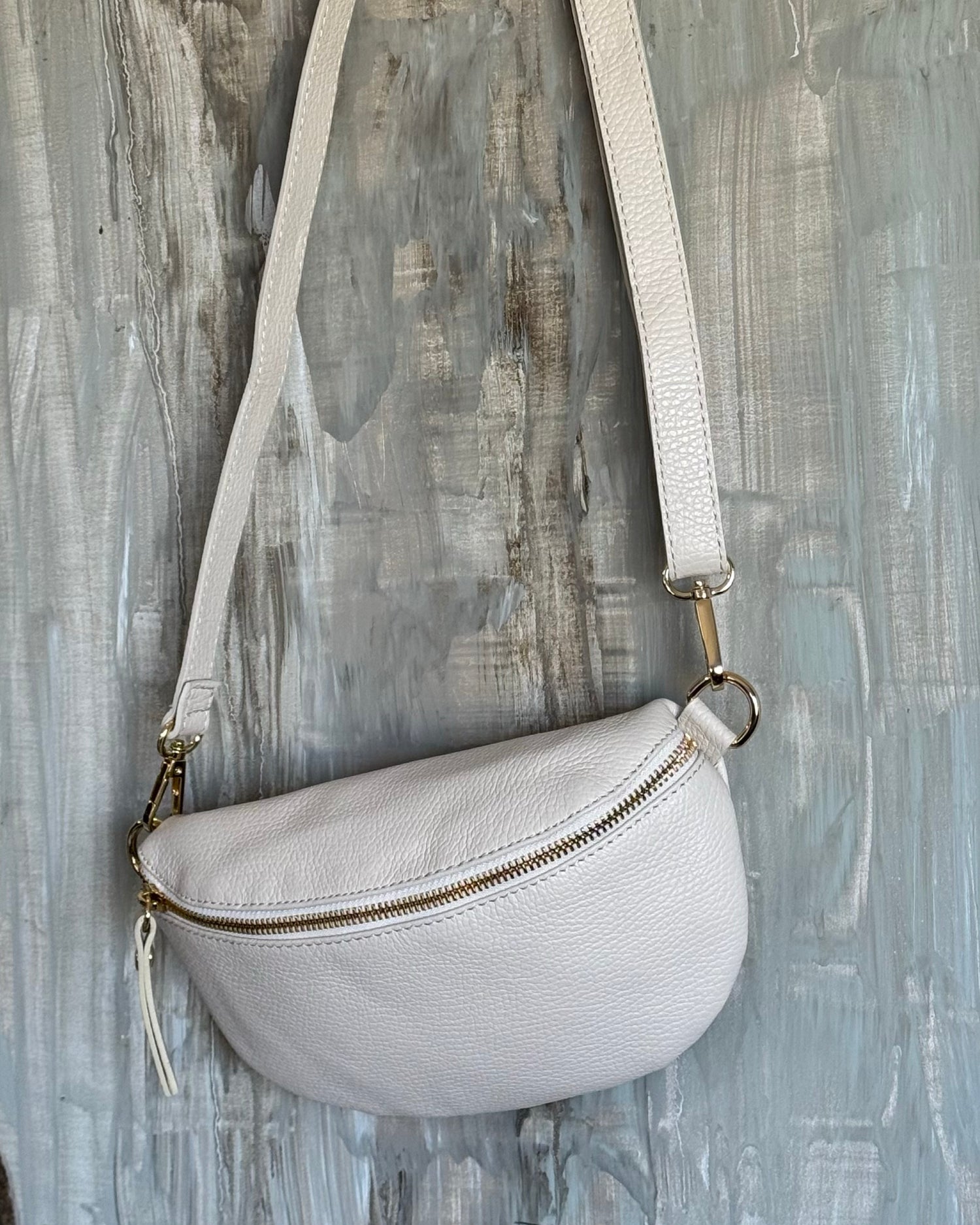 Opal Elegance Sling Bag | Cream