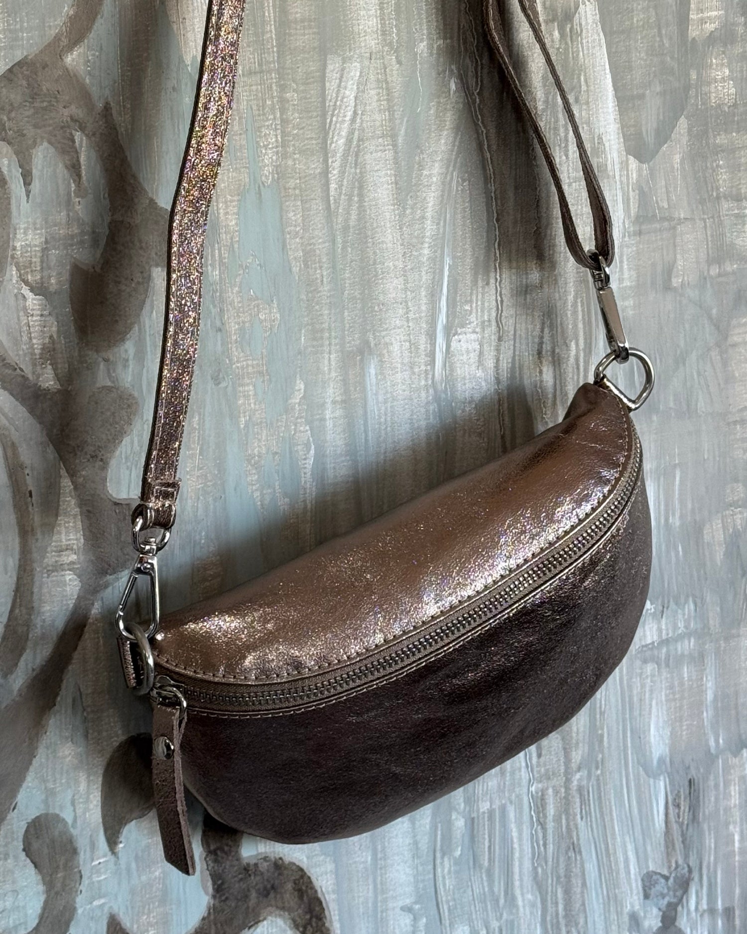 On My Way Out Sling Bag | Bronze