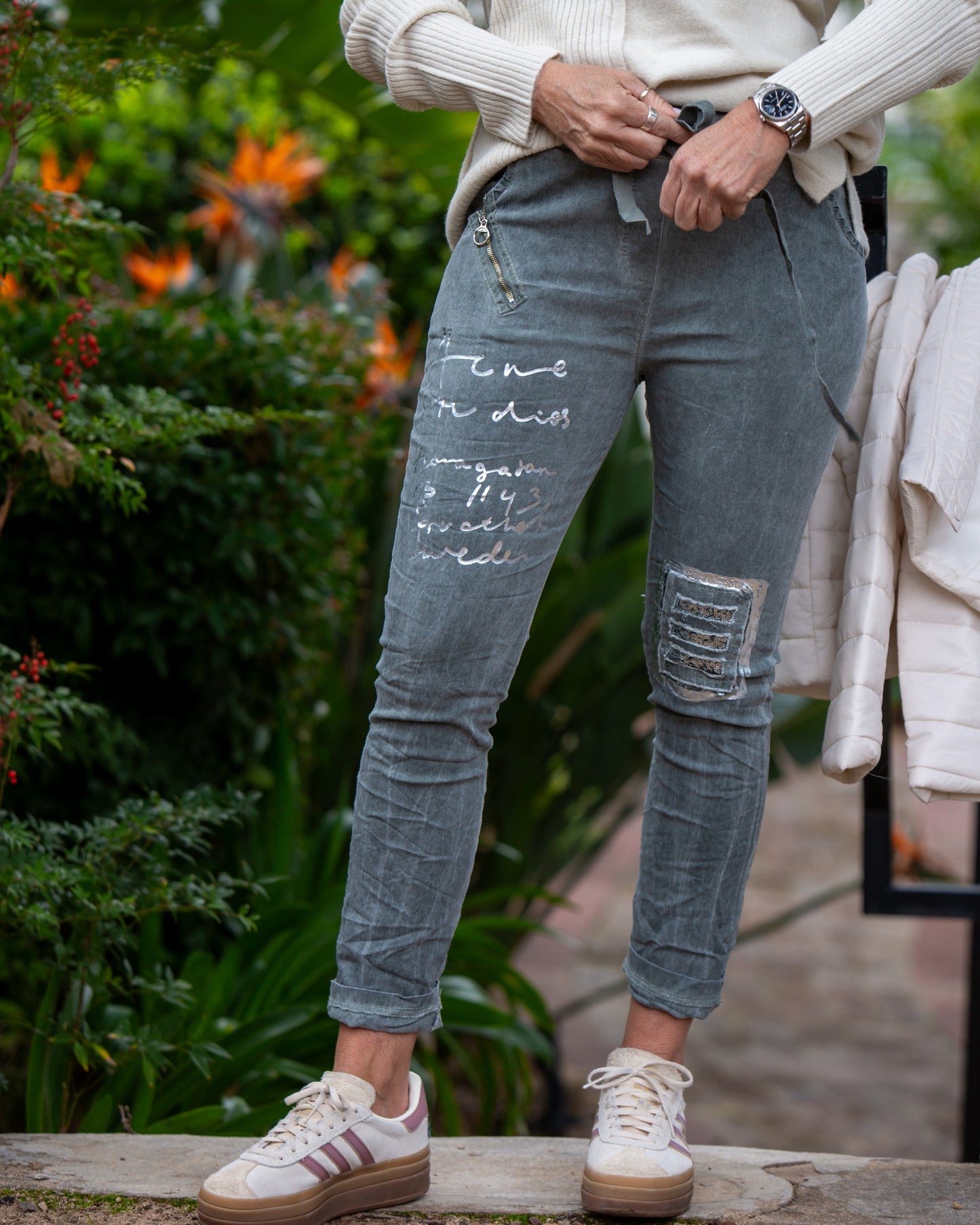 Verona Drawstring Pants | Sea Foam