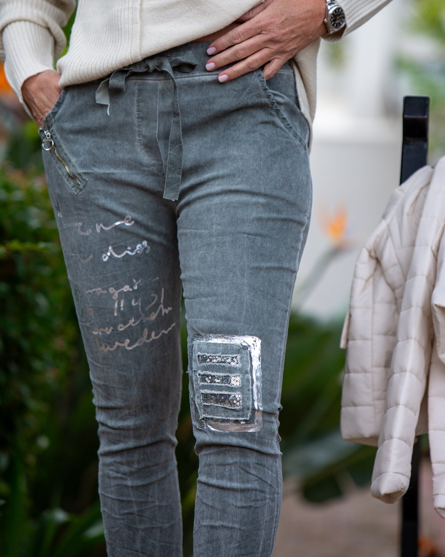 Verona Drawstring Pants | Sea Foam