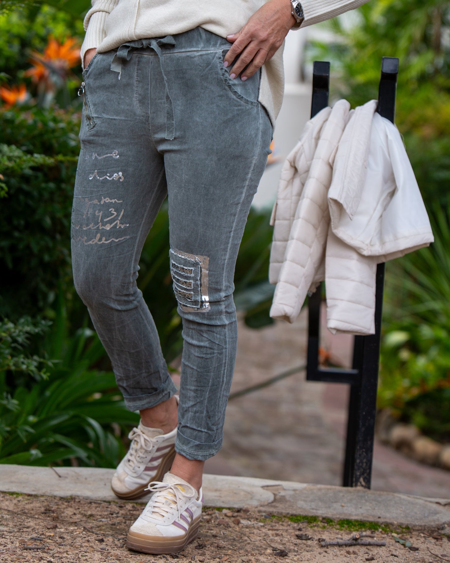 Verona Drawstring Pants | Sea Foam