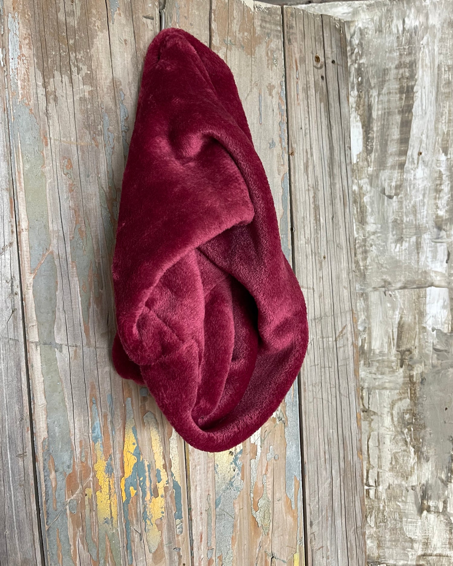 Cozy Cloud Snood | Ruby Red