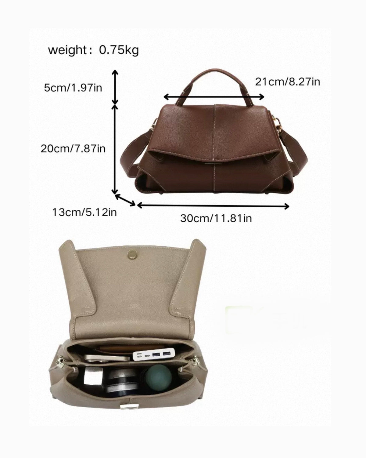 The Milano Crossbody Bag | Black
