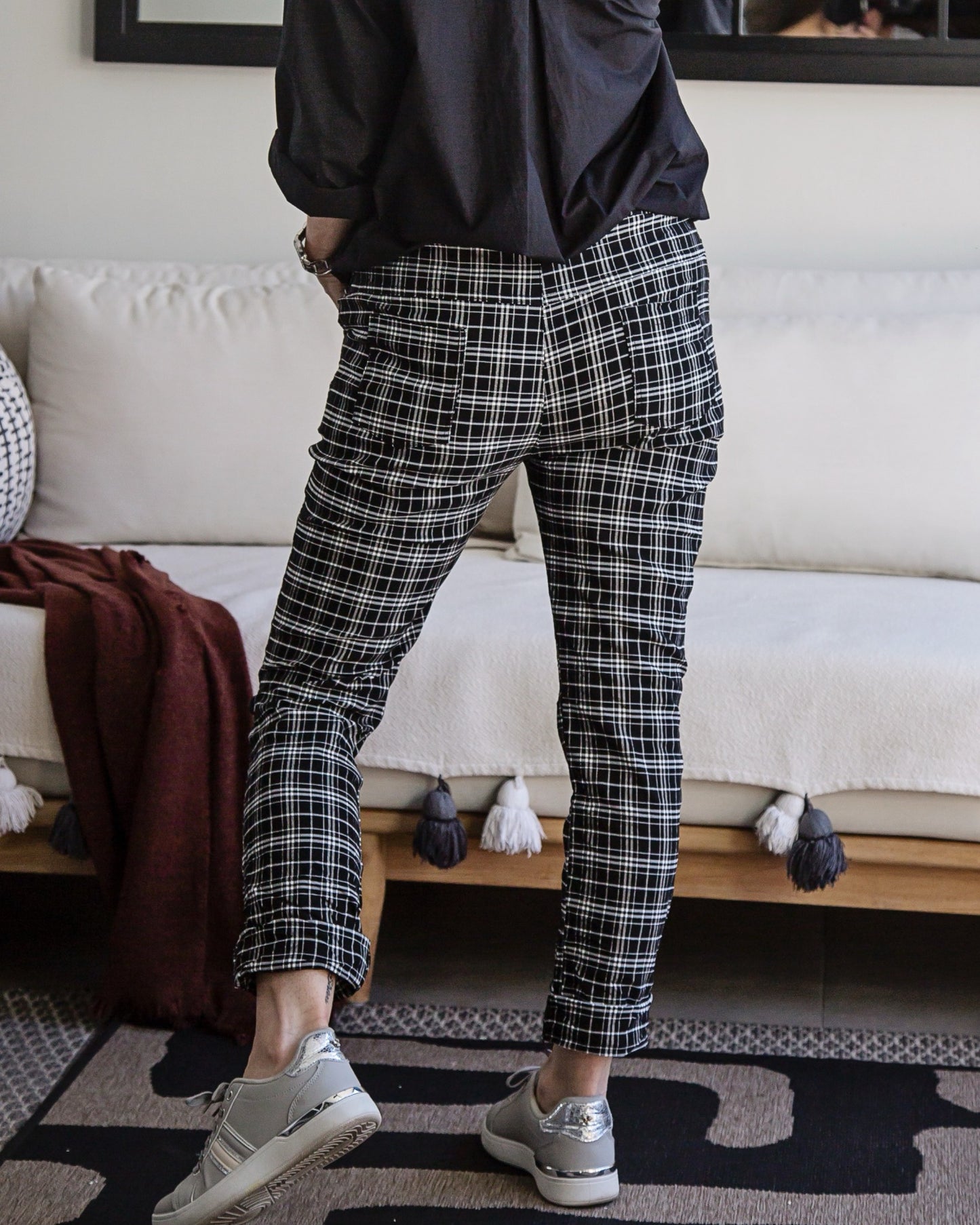 Check My Check Drawstring | Black
