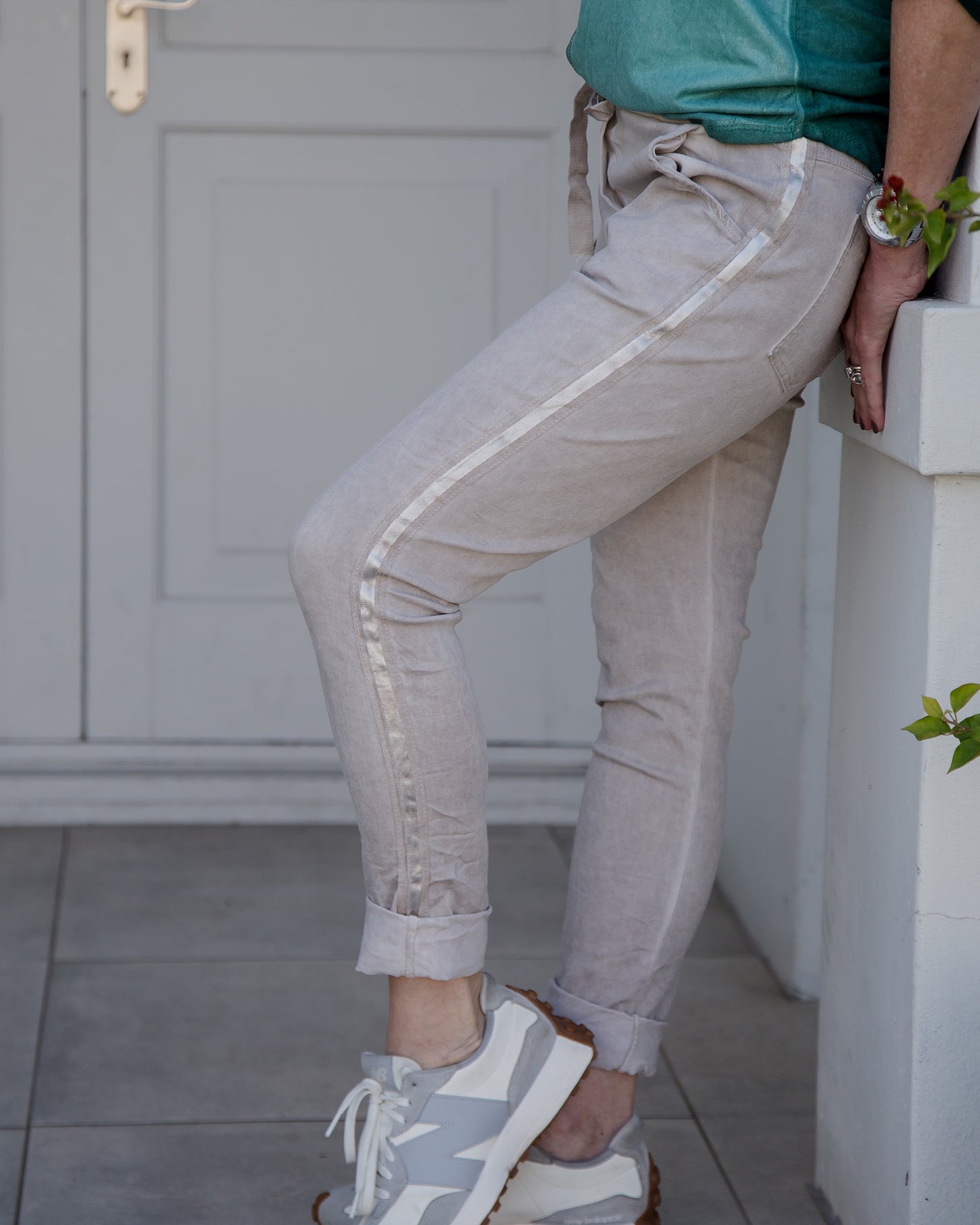 Senorita Drawstring Pants | Beige