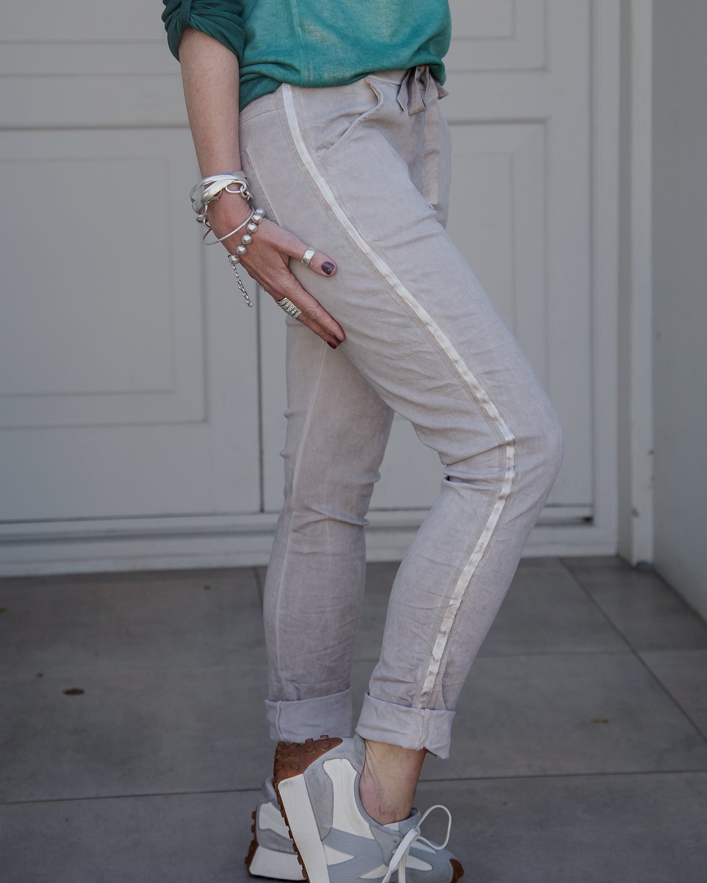 Senorita Drawstring Pants | Beige