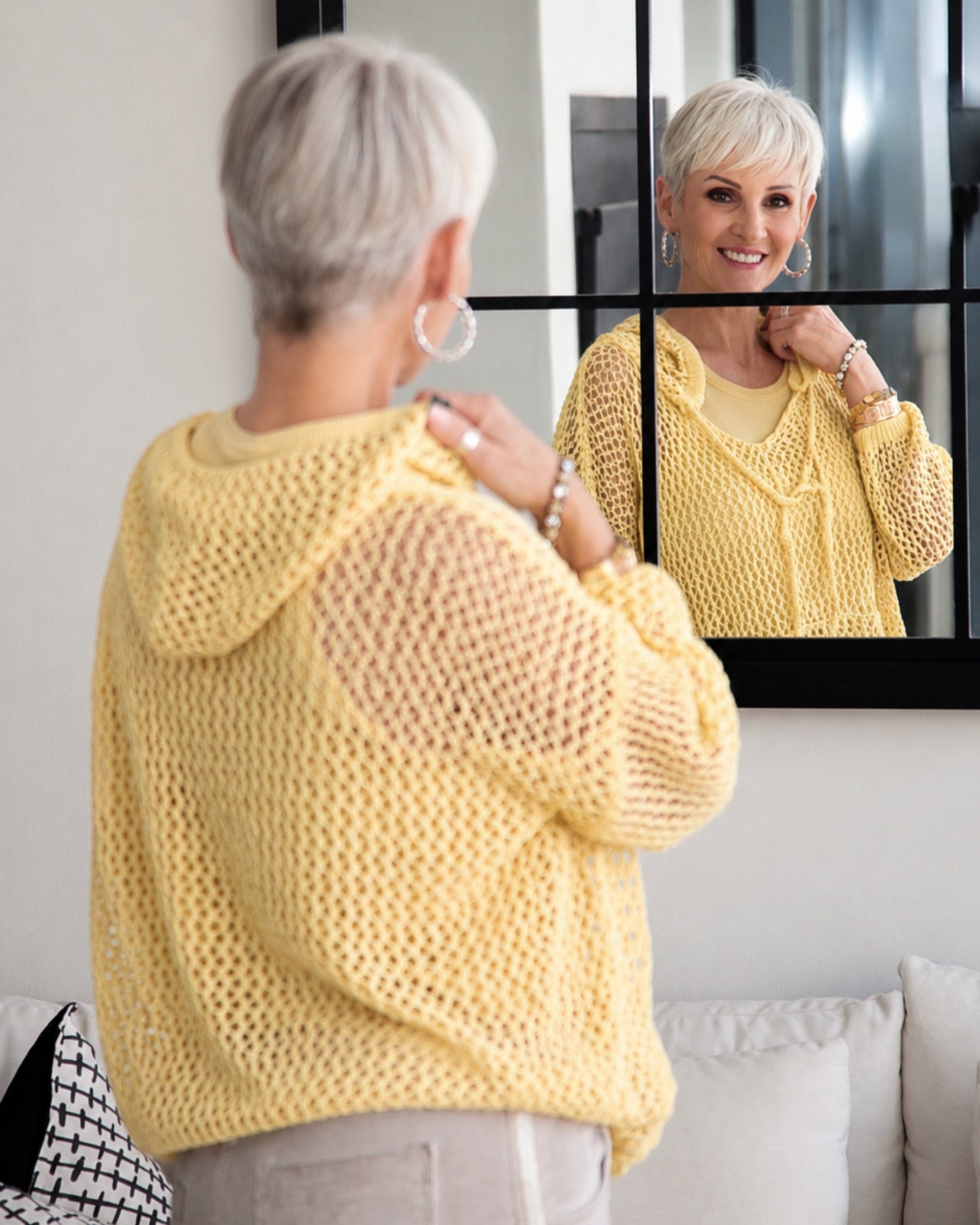 Endless Love Hoodie Knit | Yellow