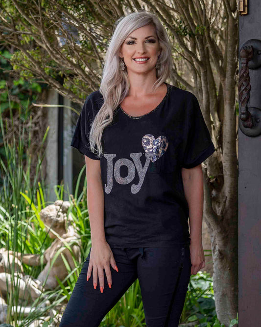 Festive Joy Top | Black