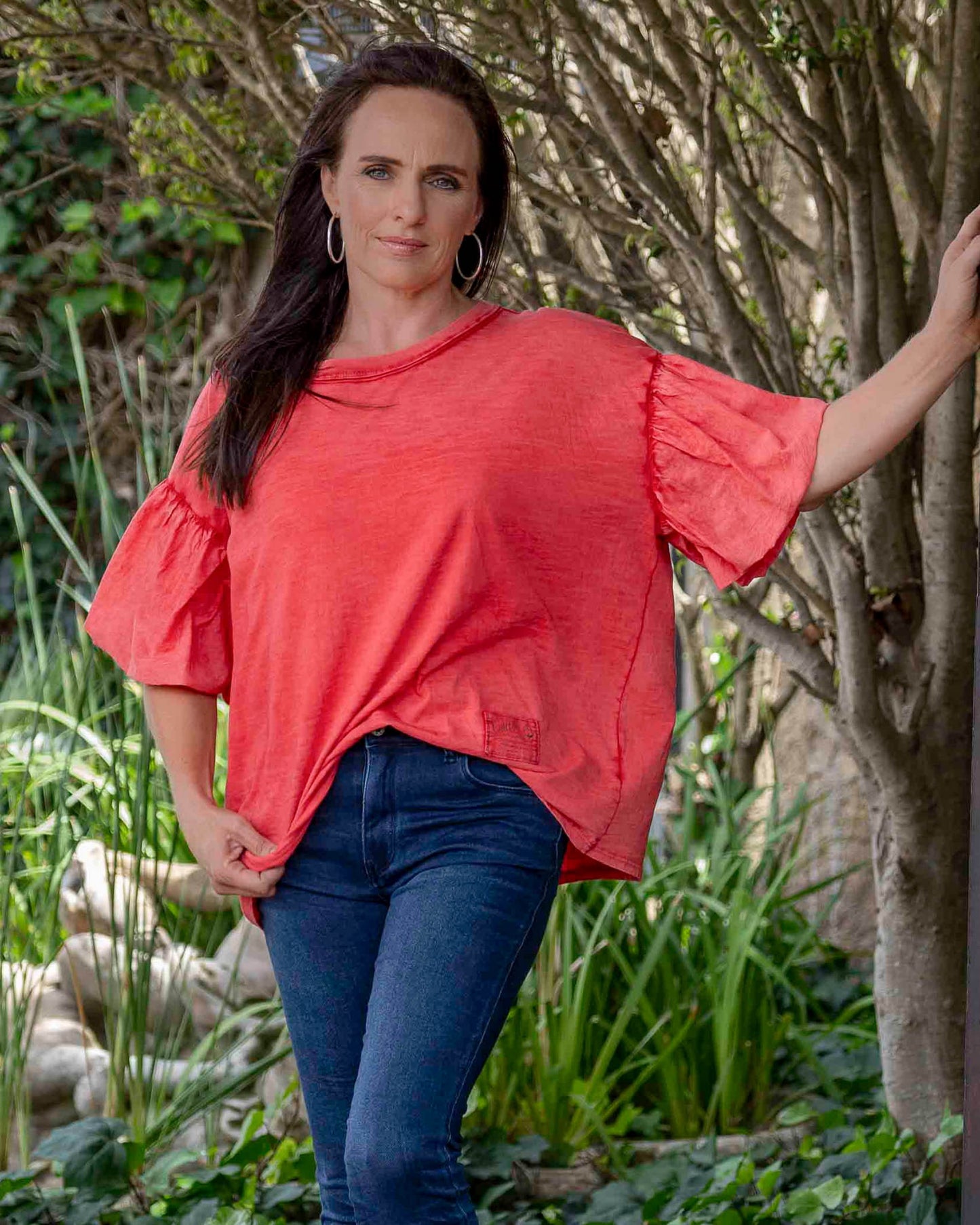 Bubble Sleeve Beauty | Red