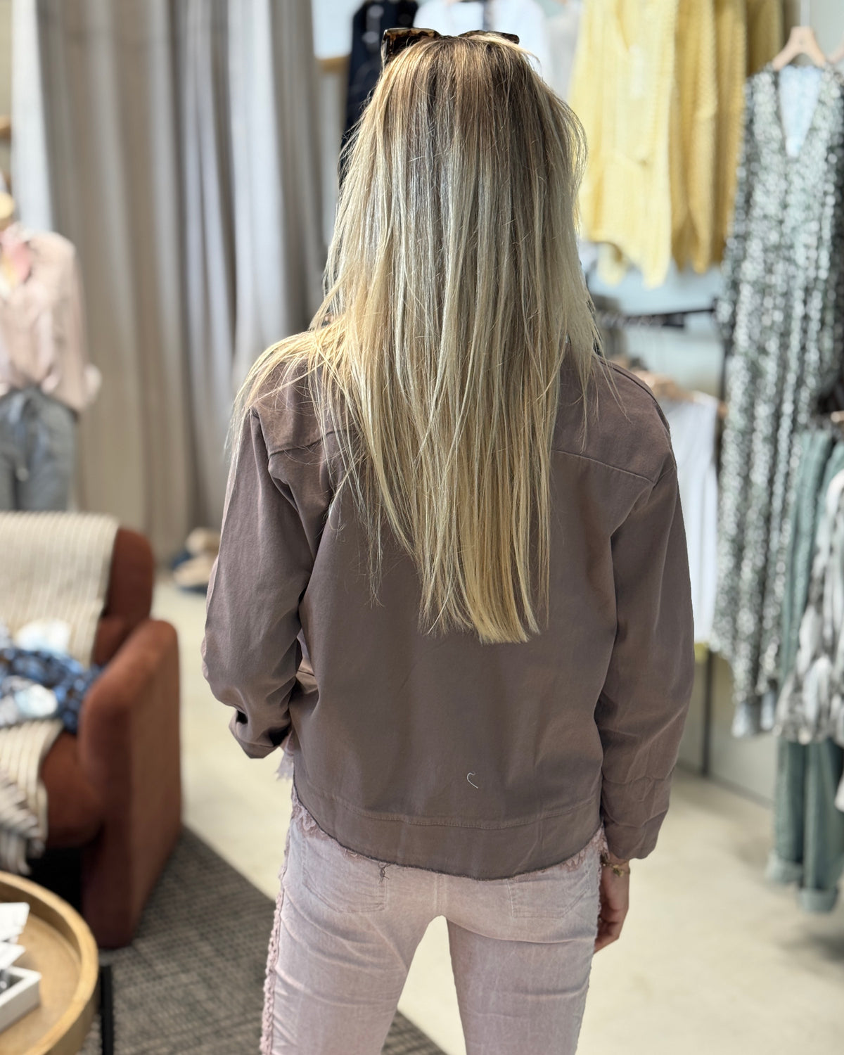 Morning Rush Bomber Jacket | Cocoa