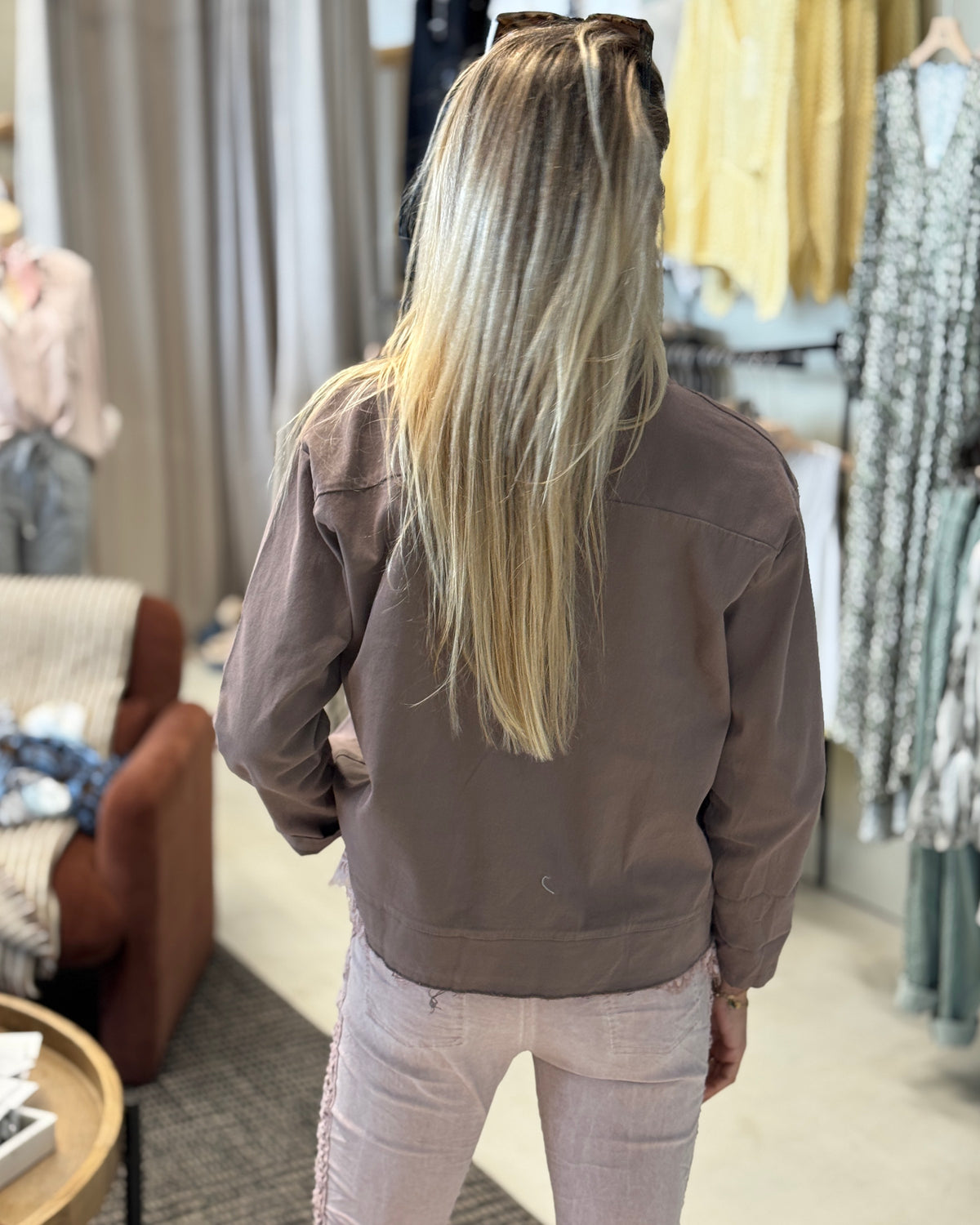 Morning Rush Bomber Jacket | Cocoa