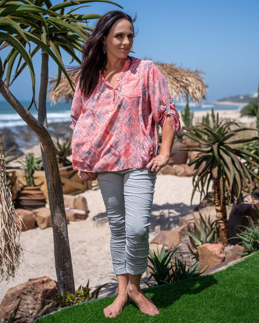 For 9 years in a row this has been our best seller.&nbsp;We simply can't get enough of this top and if you are the proud owner of a previous edition - you'll know why! This is the newest addition with vibrant colours and interesting patterns&nbsp;