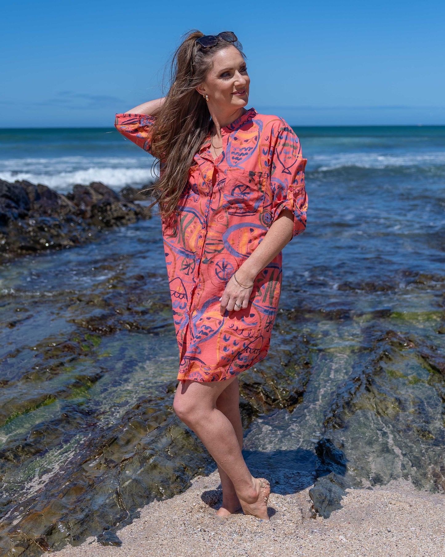 Jubilee Days Dress | Coral