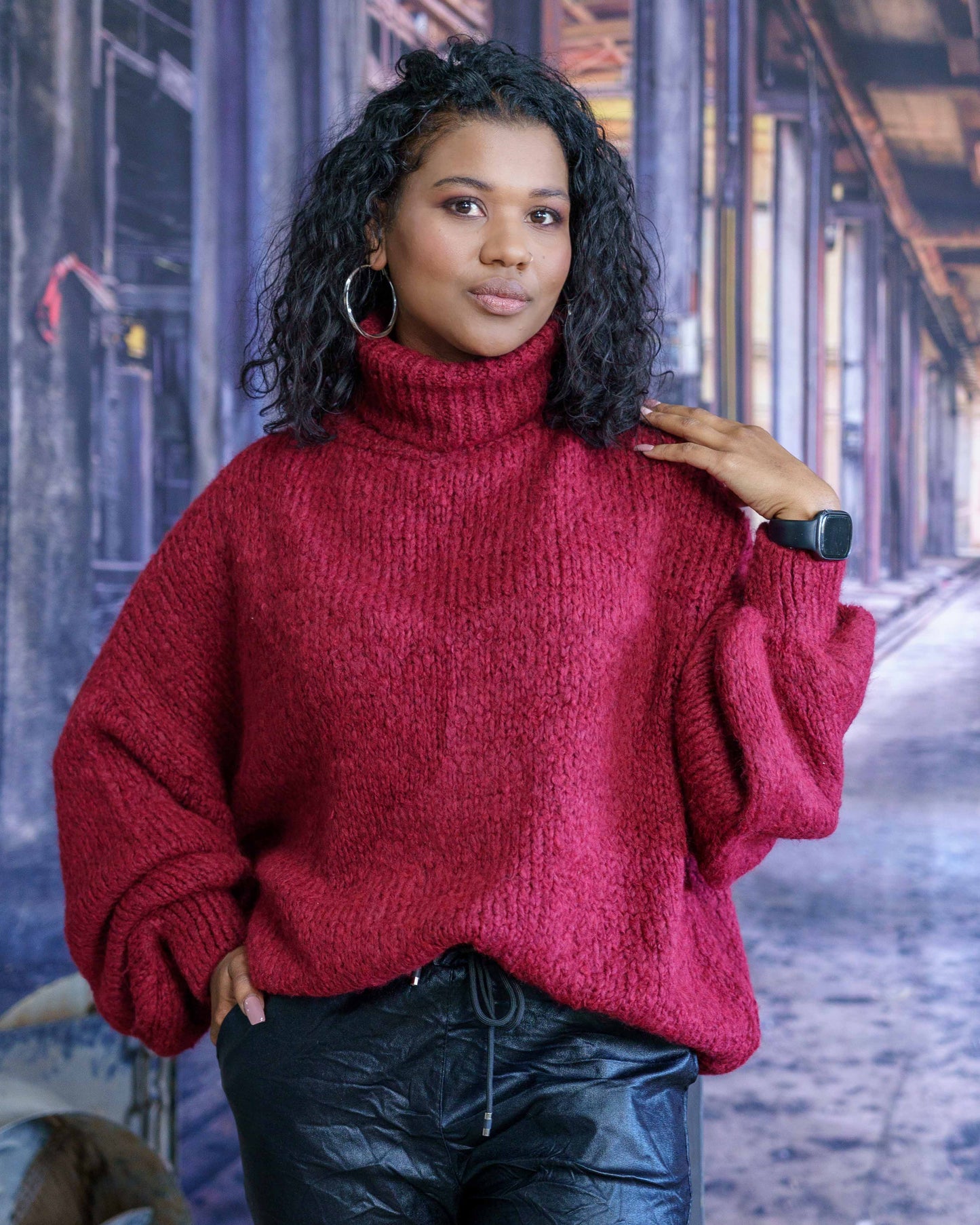 Just A Feeling Knit | Wine