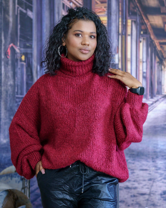Just A Feeling Knit | Wine