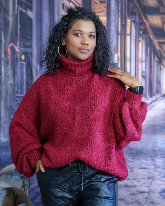 Just A Feeling Knit | Wine