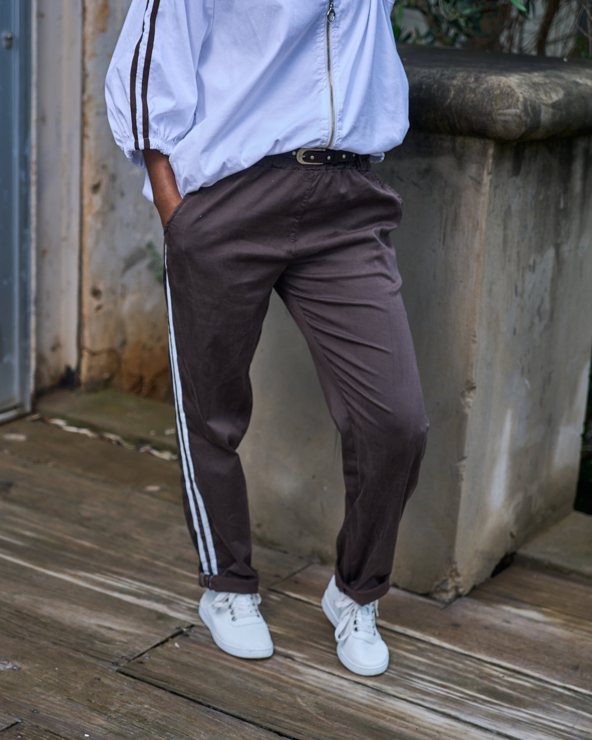 Weekend In Capri Pants | Brown