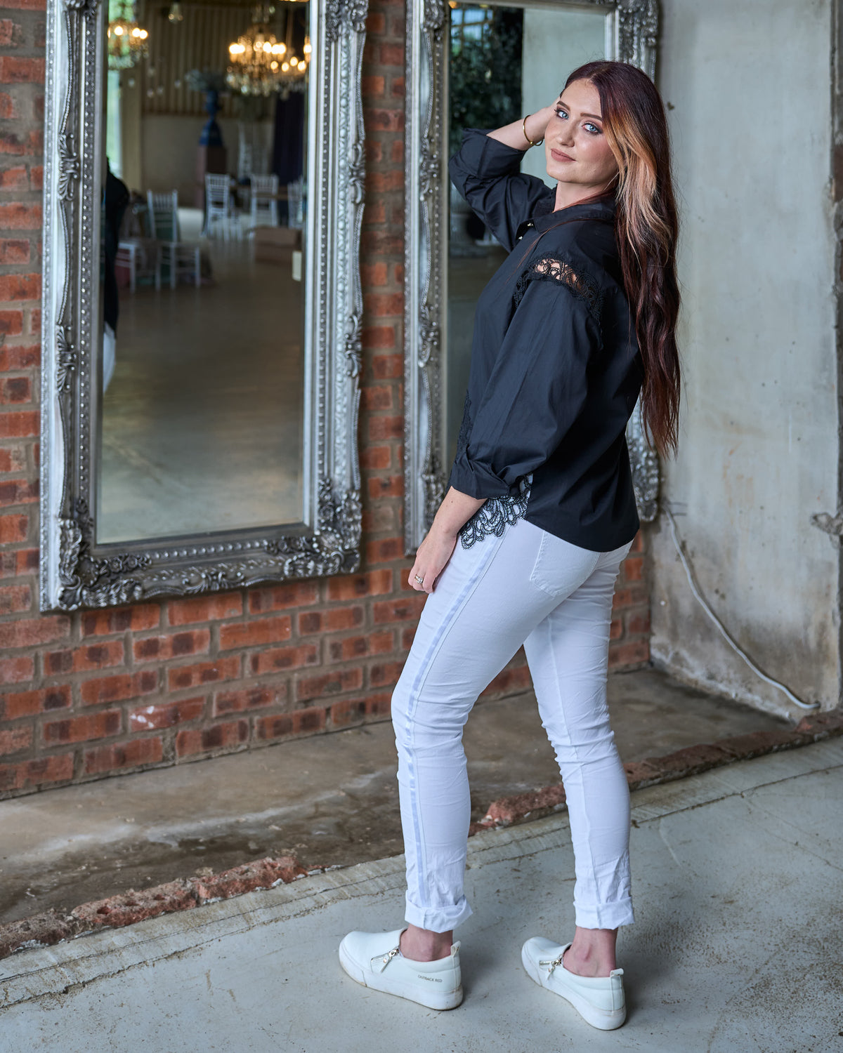 Lace & Grace Shirt | Black
