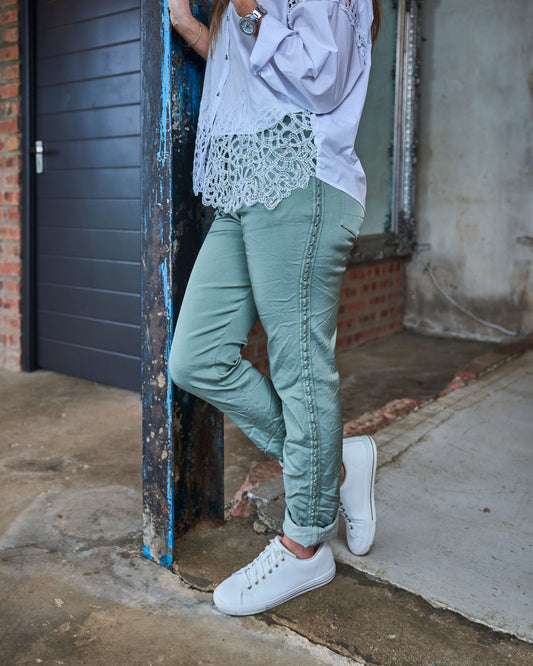 Smooth Moves Drawstring Pants | Olive