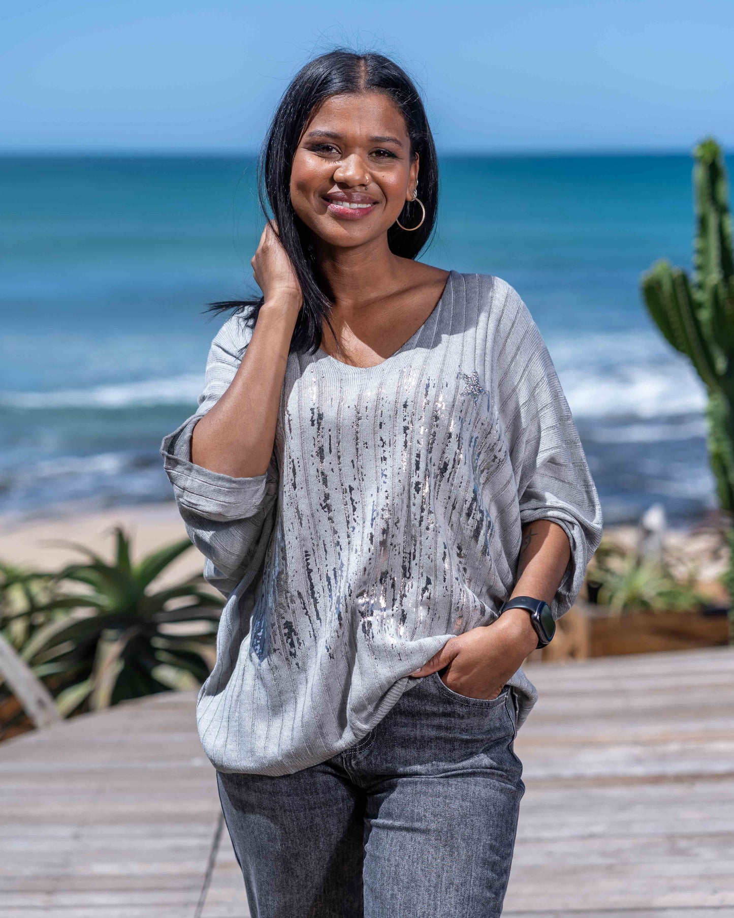 Life On The Go Knit | Grey