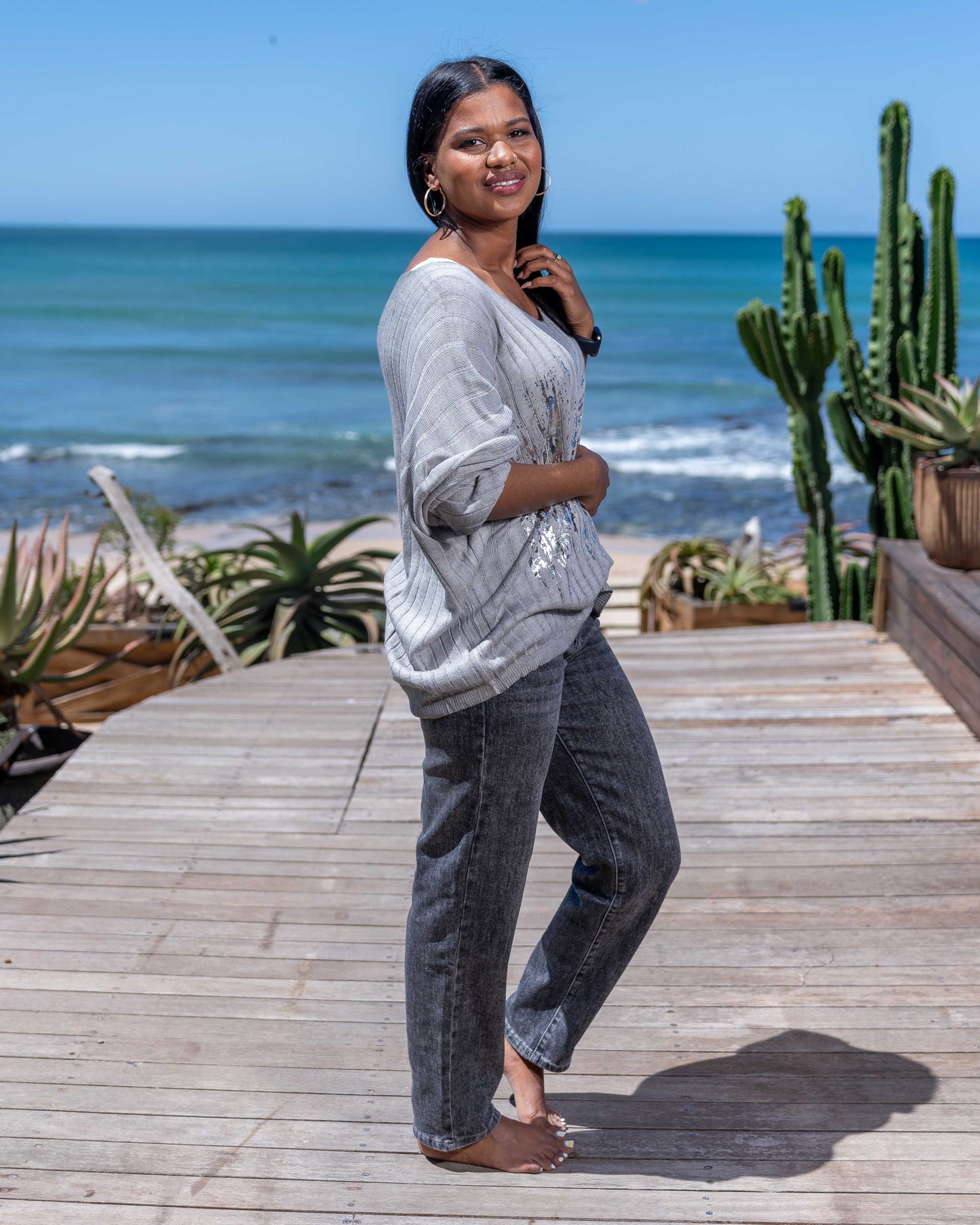 Life On The Go Knit | Grey